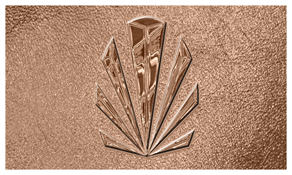 DNSEMP-C-602-BZ-SH-BZ Bronze Sunburst Shimmer Bronze